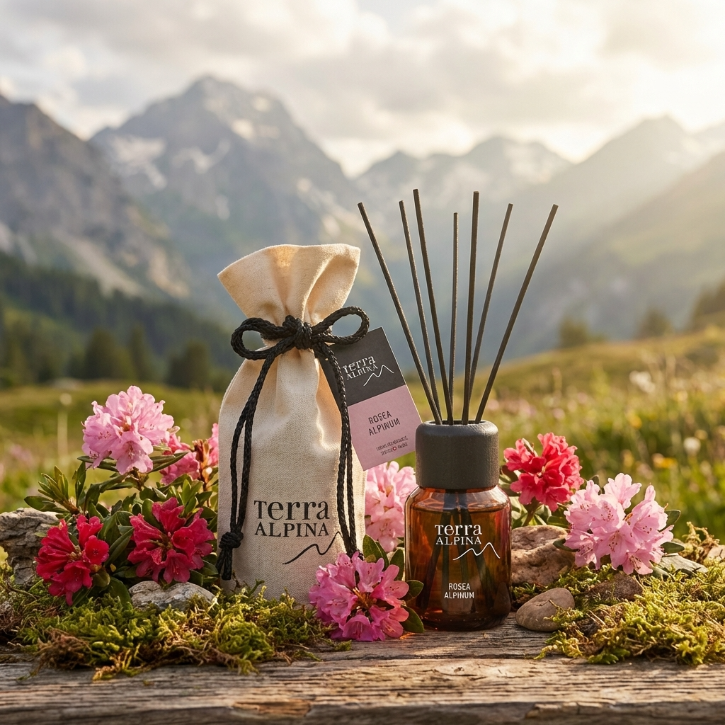 Terra ALPINA Rosea Alpinum - Room Aroma Sticks 150ml
