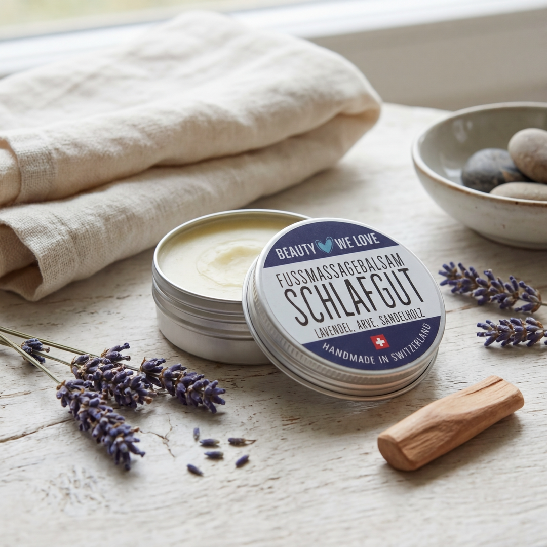 Schlaf-Gut – natürliches Seelen-Aroma-Balsam 15 g – Made in Switzerland
