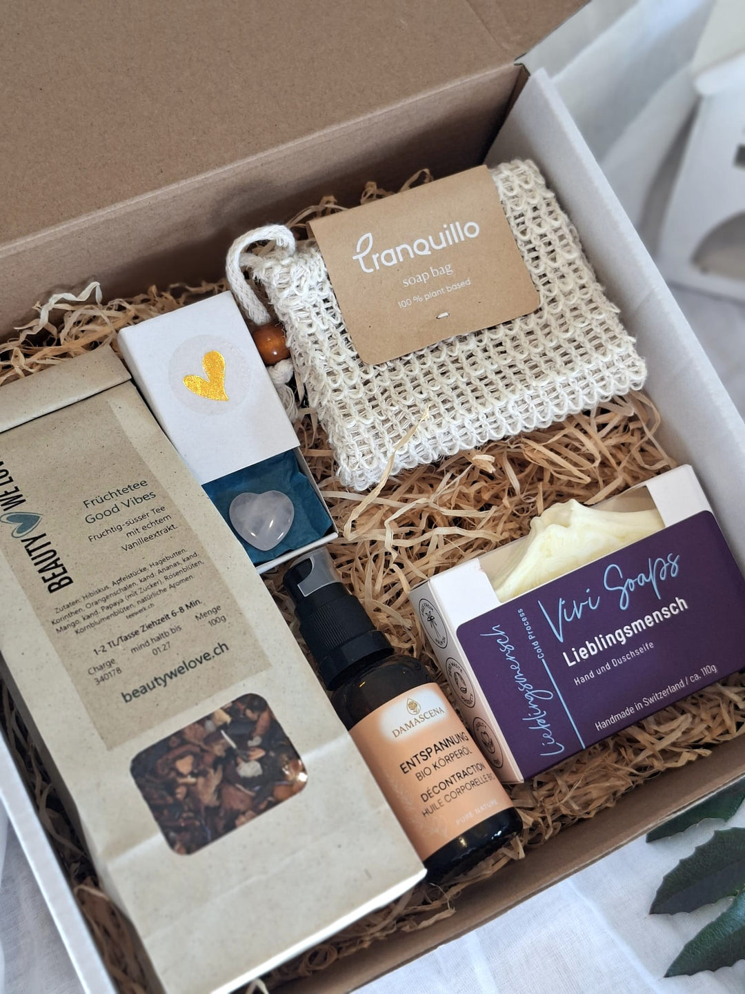 Geschenk- Set Wohlfühlmomente für Dich 2- Selfcarebox mit Challenge