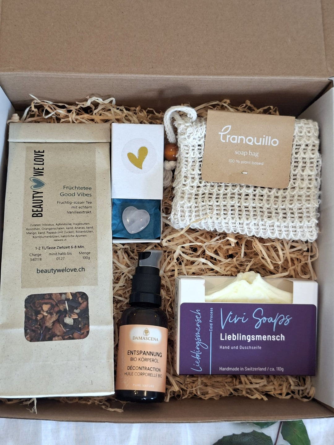 Geschenk- Set Wohlfühlmomente für Dich 2- Selfcarebox mit Challenge
