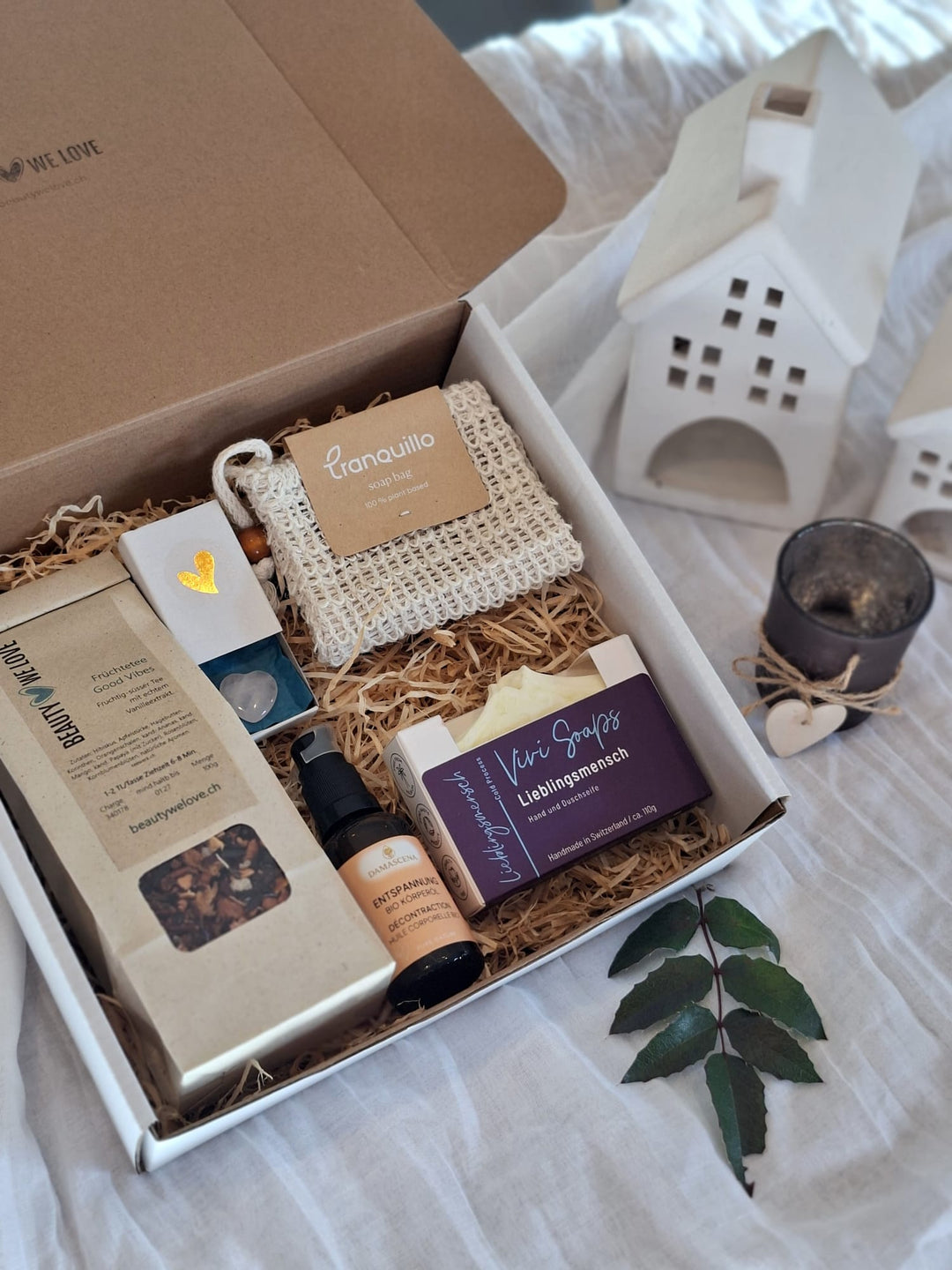 Geschenk- Set Wohlfühlmomente für Dich 2- Selfcarebox mit Challenge