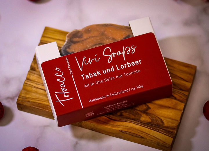Männerseife All-in-One - handgemachte vegane Naturseife mit Tonerde und frischem Duft