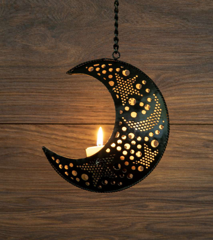 Teelichthalter Mond Orientalisches Licht