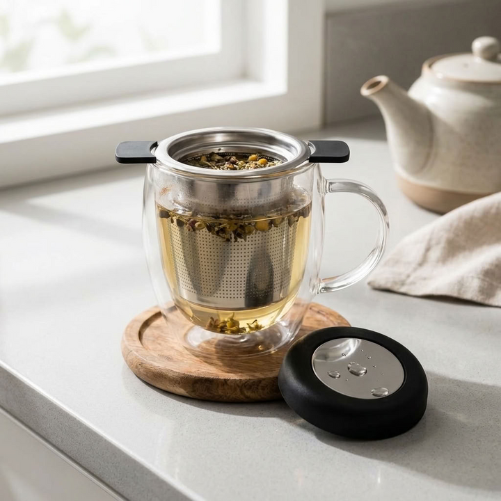 Teefilter aus Edelstahl – Dauerfilter & Mehrweg-Teesieb für losen Tee