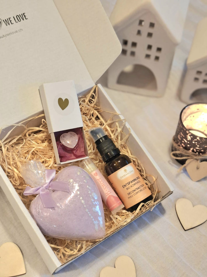 Geschenk Set Valentine - Valentinstags Verwöhn Box (Limitiert)