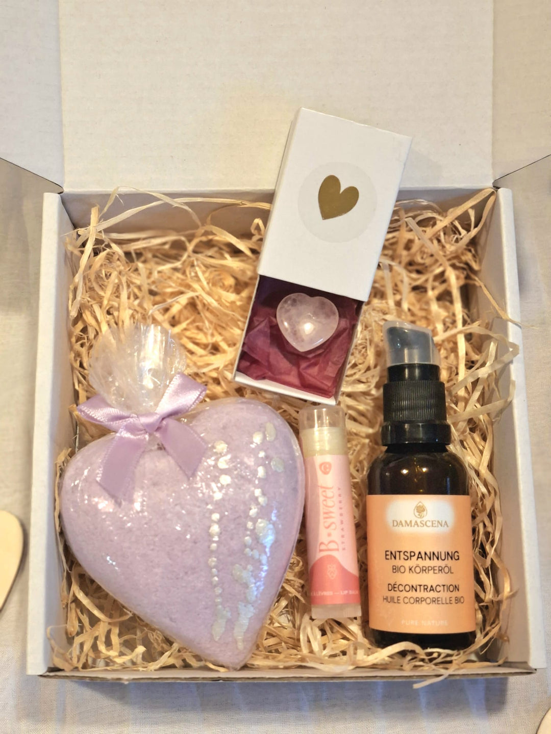 Geschenk Set Valentine - Valentinstags Verwöhn Box (Limitiert)