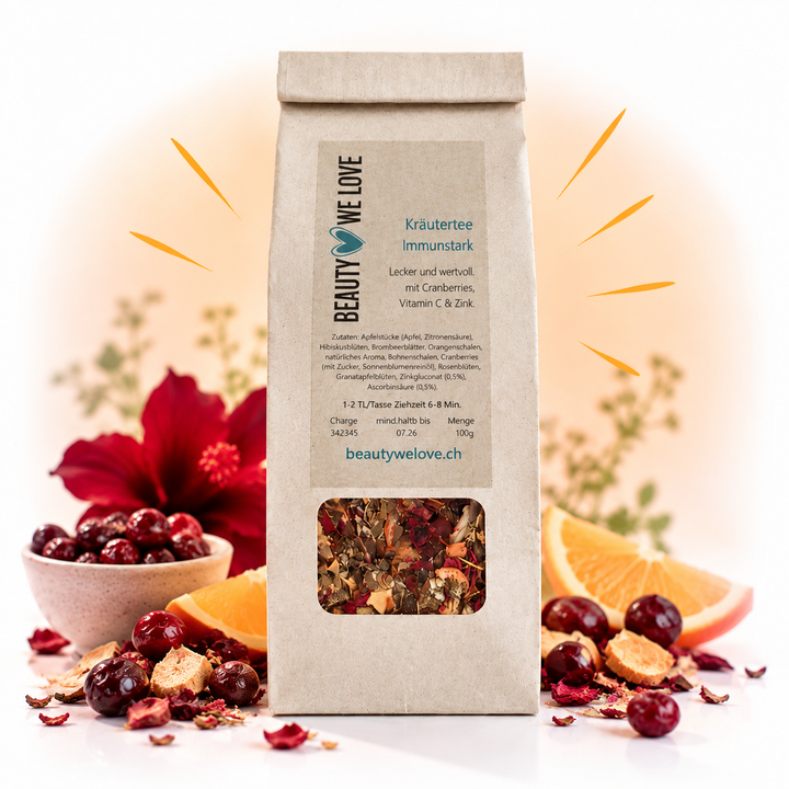 Herbal tea immune booster – Naturally with vitamin C &amp; zinc - 100g