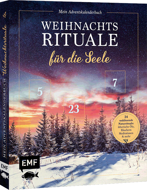 Ein wunderschönes illustriertes Adventskalender Buch mit 24 tägliche Impulse für die Seele