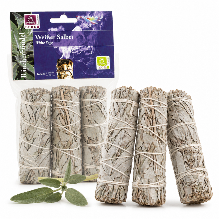 Weisser Salbei - Original "White Sage" im 3er Pack