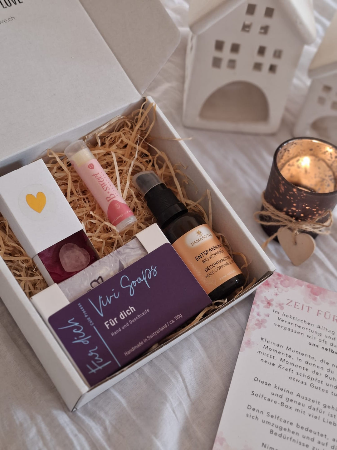Geschenk Set - Verwöhnmomente für Dich – natürliche Selfcare Geschenkbox