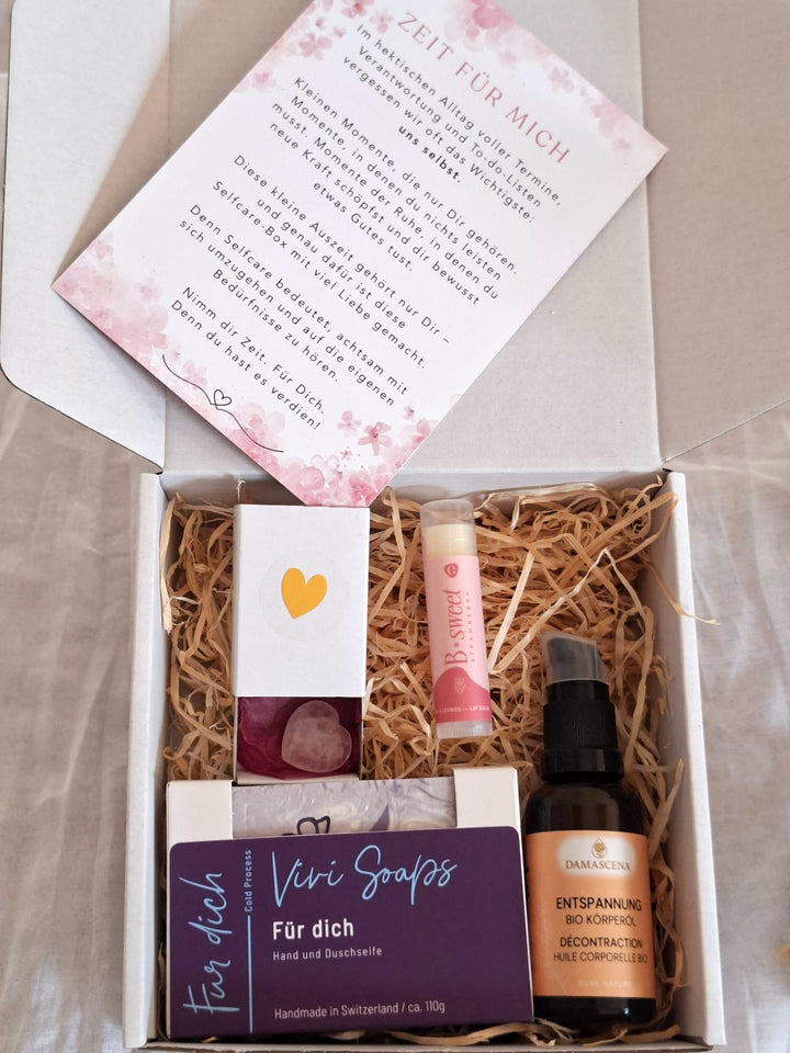 Geschenk Set - Verwöhnmomente für Dich – natürliche Selfcare Geschenkbox