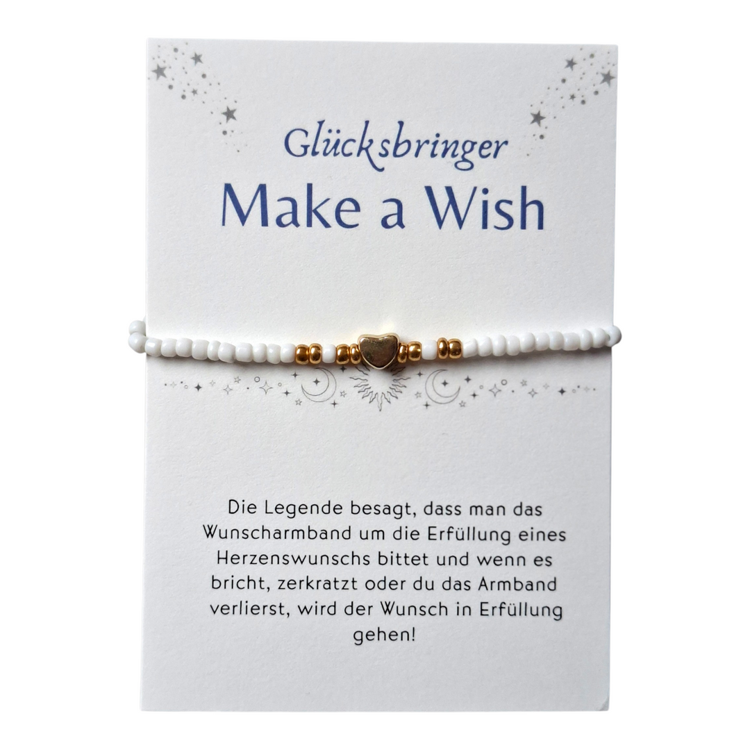 Wunscharmband "Make a Wish"