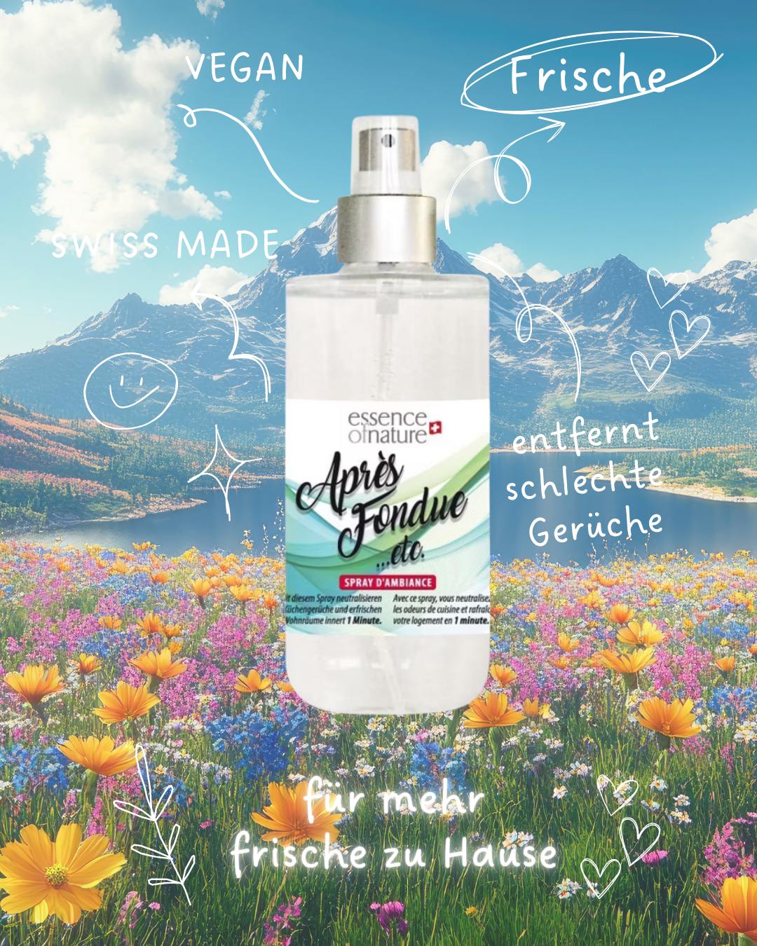 Essence of Nature Raumduft Spray – Après Fondue  200 ml - Raum Erfrischter