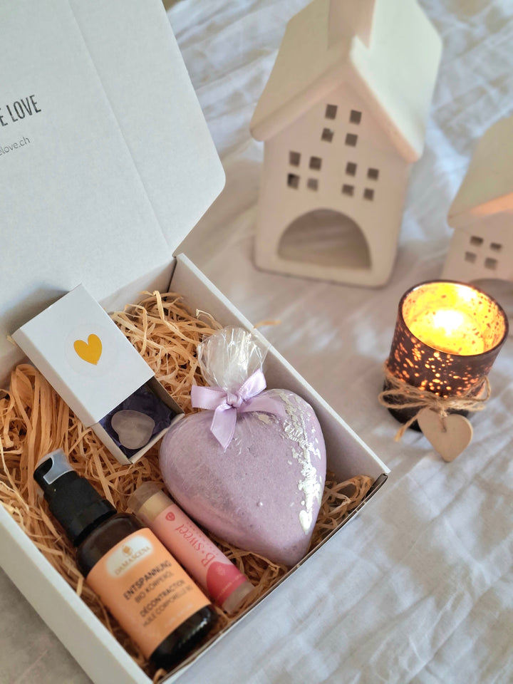 Geschenk Set Valentine - Valentinstags Verwöhn Box (Limitiert)